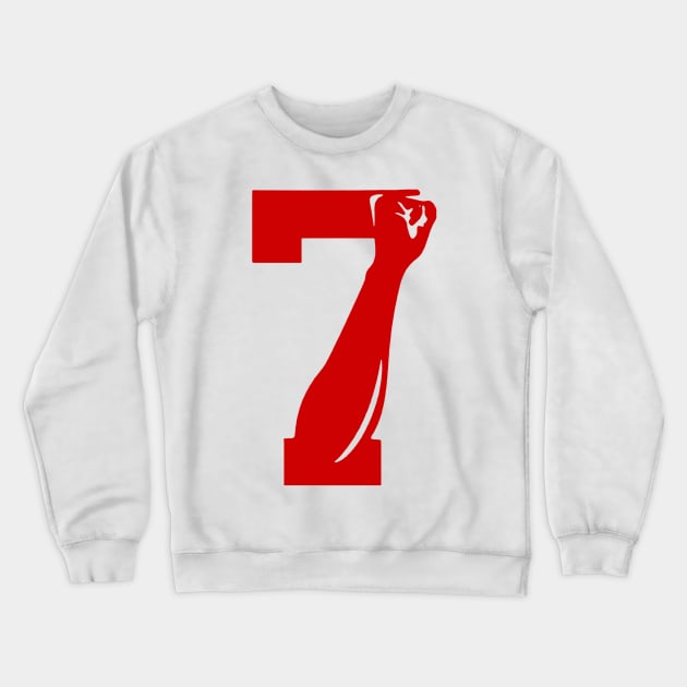 Number 7 Limitied Edition Crewneck Sweatshirt by kiratata